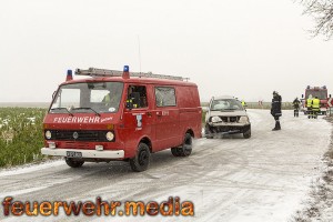 Fahrzeugüberschlag auf der L45 bei Haitzendorf