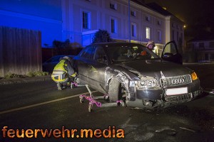 Pkw-Bergung in der Kremstalstraße