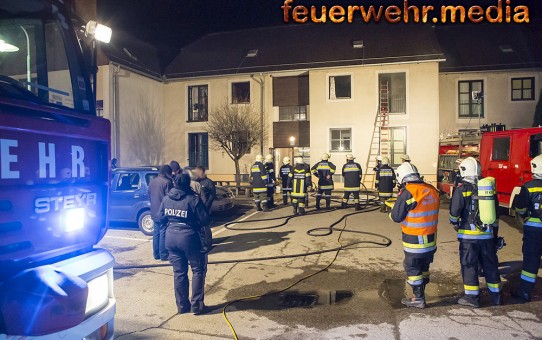 Wohnungsbrand in unmittelbarer Nähe vom Feuerwehrhaus der FF Imbach