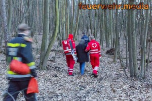 Menschenrettung bei Steinbruch in Rehberg