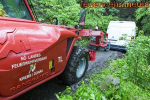 Fahrzeug vor Absturz bewahrt