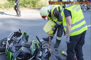 Motorradunfall in Rehberg fordert einen Verletzten