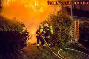 Alarmstufe B3 bei Wohnhausbrand in der Ufergasse