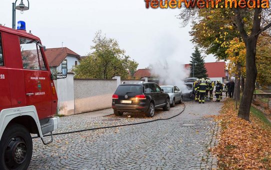 Abgestelltes Fahrzeug komplett ausgebrannt