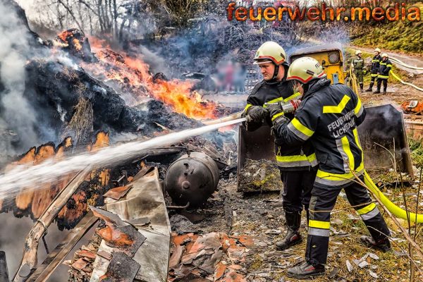 Großbrand im Ortszentrum von Großreinprechts