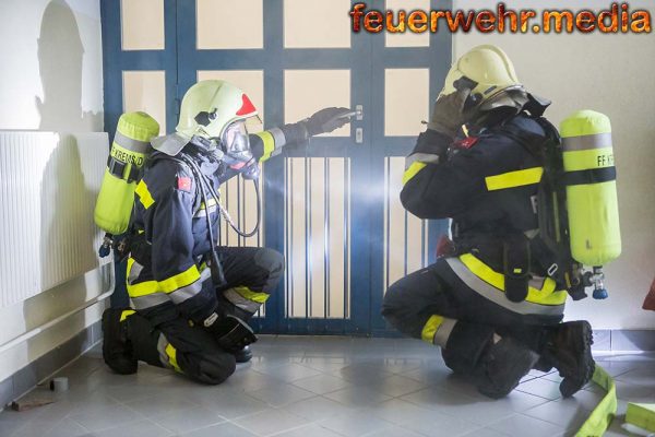 Übung – Brand in einer Zelle der Polizeiinspektion Krems