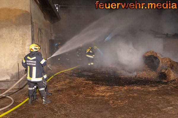 Größerer Schaden bei Brand auf einem Bauernhof verhindert