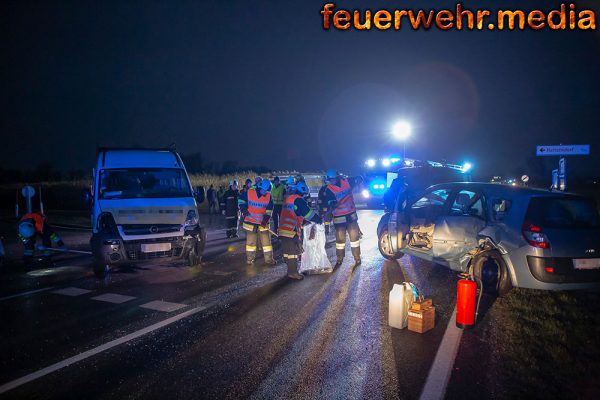 Zwei Personen bei Unfall auf der L43 verletzt