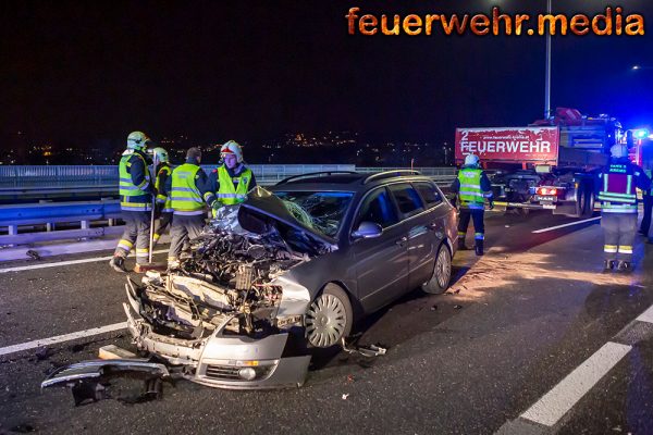 Verkehrsunfall auf der St. Pöltner Brücke