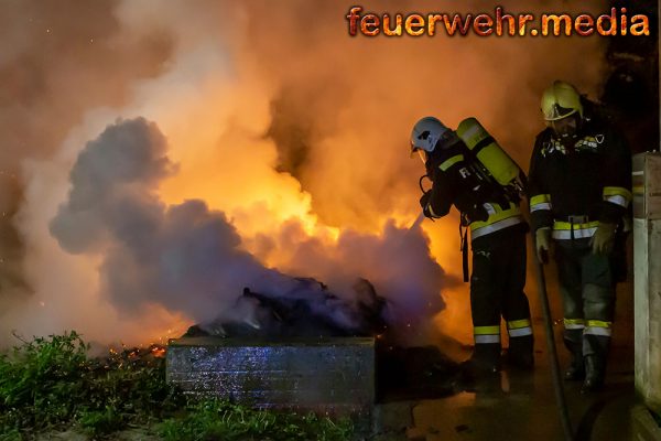 Neuerlicher Müllbehälterbrand in Krems-Stein