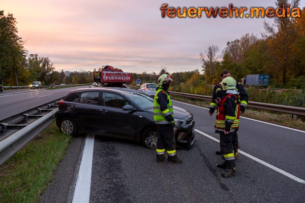 Pkw-Bergung auf der B37a