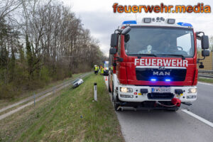 Vermeintliche Menschenrettung auf der B37a bei Hollenburg