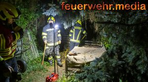 Aufmerksame Nachbarn entdecken Brand am Nachbargrundstück