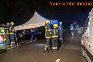 Wildwechsel führt zu schwerem Verkehrsunfall auf der B33