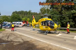 Vier Verletzte bei Unfall auf der L114 bei Hollenburg