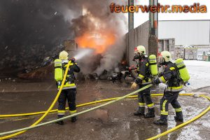 Brandmeldeanlage verhindert größeren Brand in einem Entsorgungsbetrieb