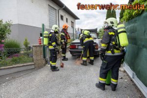 Pkw-Brand von Ersthelfer gelöscht