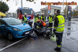Mopedfahrer bei Unfall auf der Wiener Straße verletzt