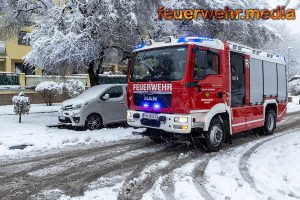 Mehrere schneebedingte Einsätze im Kremser Stadtgebiet