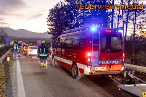 Auffahrunfall auf der Abfahrt der B37a