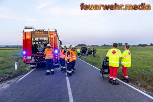 Kreuzungsunfall auf der L45 – Zwei Fahrzeuge kollidieren