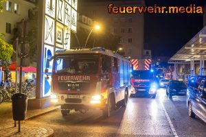 Rauchentwicklung aus Toilette bei Imbiss