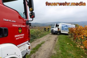 Lkw saß am Kremser Limberg fest