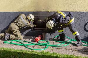 Kellerbrand in Jaidhof - Drei Feuerwehren im Einsatz