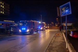 Brandbestätigung bei TUS-Alarm im Universitätsklinikum Krems