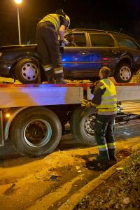 Drei Verletzte nach Unfall mit zwei Fahrzeugen auf der Ringstraße