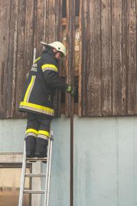 Schweinestall in Marbach im Felde in Brand geraten