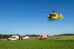 Fahrzeugüberschlag auf der L76 bei Gloden