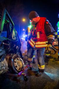 Wendemanöver auf der B37 führt wieder zu einem Unfall