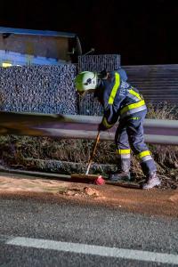 Wendemanöver auf der B37 führt wieder zu einem Unfall