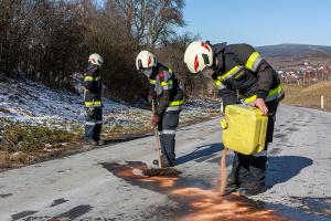 Fahrzeuglenker nach Überschlag im Fahrzeug eingeschlossen