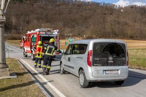 Kollision von zwei Fahrzeugen am Göttweiger Berg