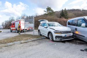 Kollision von zwei Fahrzeugen am Göttweiger Berg