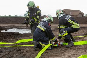 Langwieriger Einsatz beim Brand eines Komposthaufens