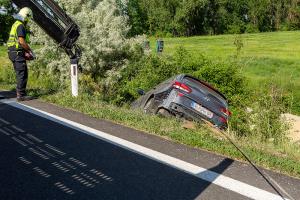 Auffahrt Krems Ost für eine Pkw-Bergung kurz gesperrt