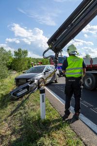 Auffahrt Krems Ost für eine Pkw-Bergung kurz gesperrt