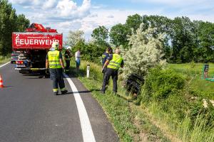 Auffahrt Krems Ost für eine Pkw-Bergung kurz gesperrt