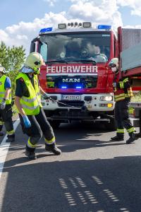 Auffahrt Krems Ost für eine Pkw-Bergung kurz gesperrt