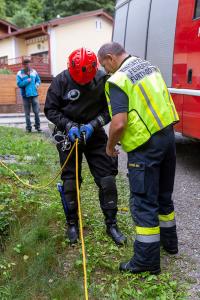 Schweres Unwetter über Göttweig - Mehrere KHD-Züge im Einsatz