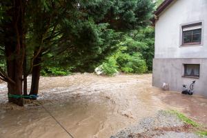 Schweres Unwetter über Göttweig - Mehrere KHD-Züge im Einsatz