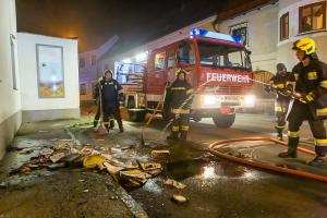 Hocher Sachschaden bei Zimmerbrand in Senftenberg