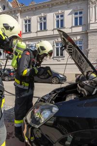 Rauchentwicklung bei Pkw nach Motorschaden