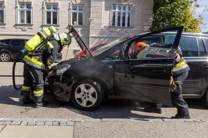 Rauchentwicklung bei Pkw nach Motorschaden