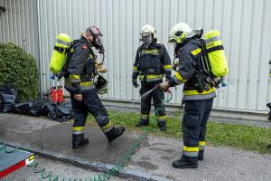 Brand in einer Firma am ehemaligen Eybl-Gelände