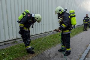 Brand in einer Firma am ehemaligen Eybl-Gelände