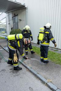 Brand in einer Firma am ehemaligen Eybl-Gelände